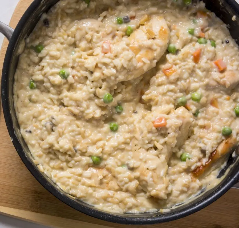 risotto with cream of chicken soup