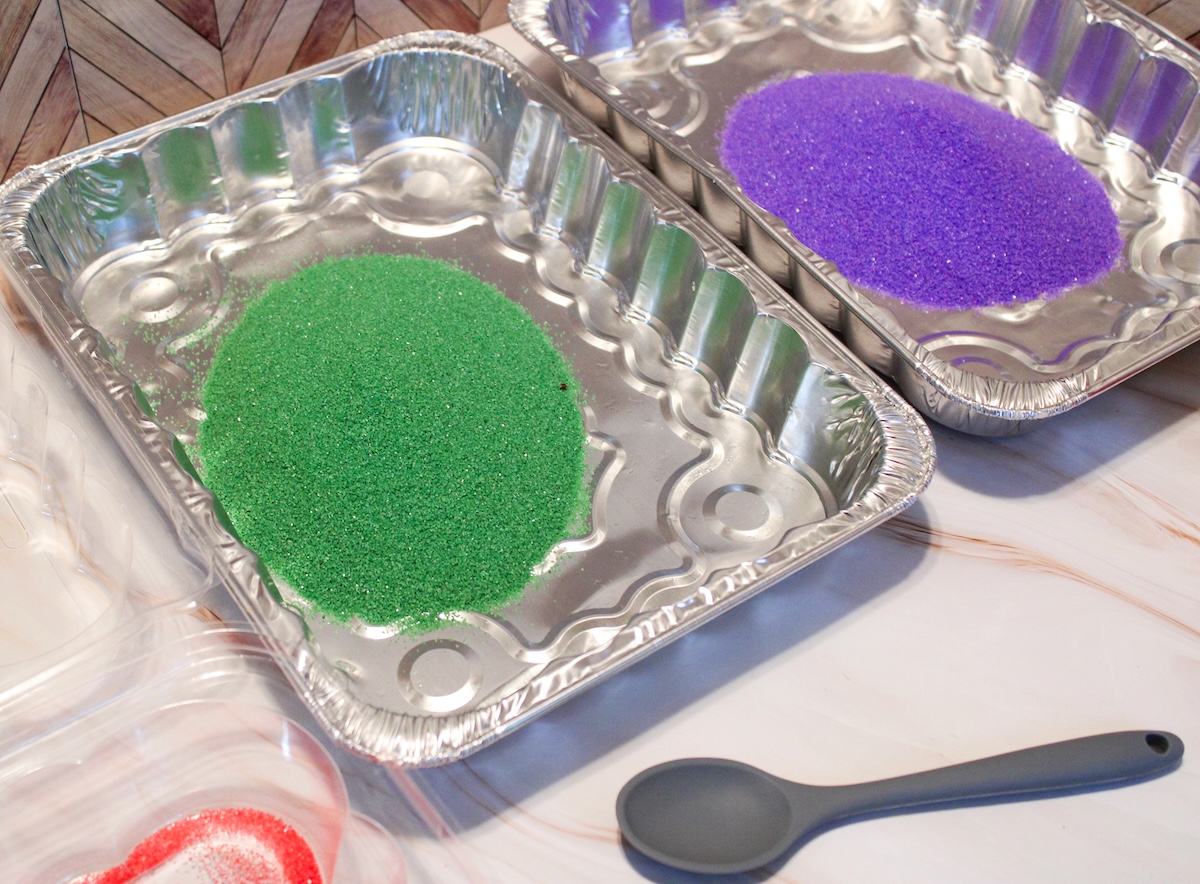 Add Sand to Trays