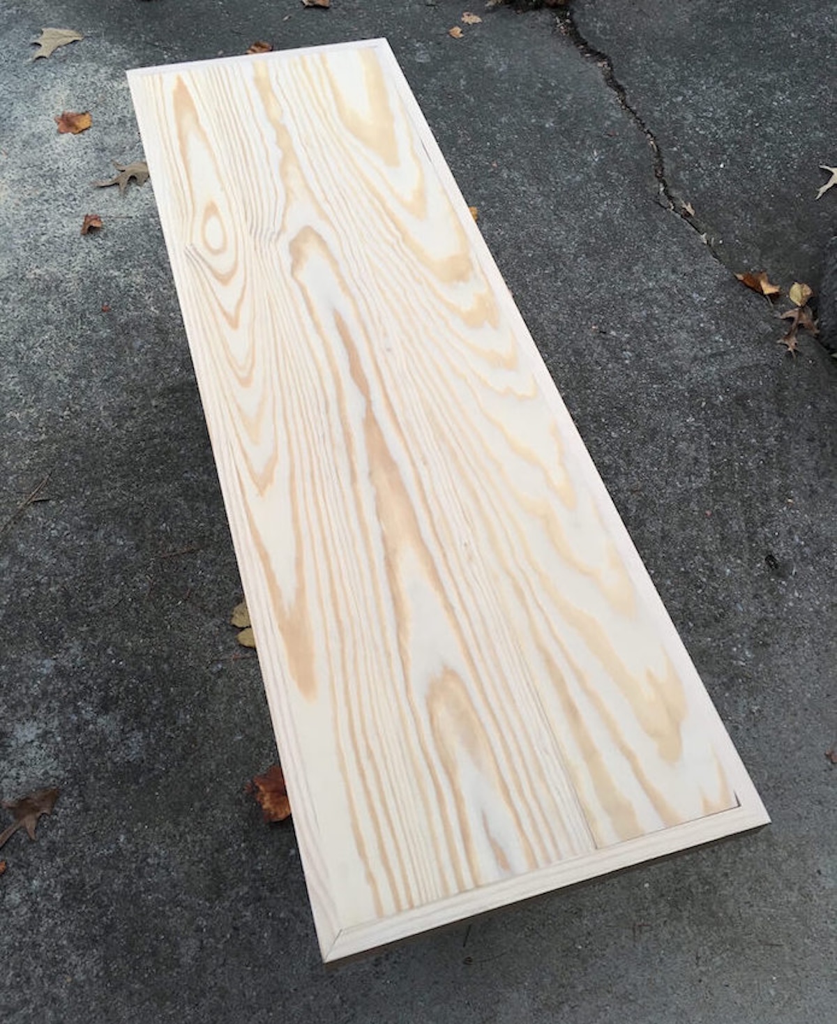 Glued boards for bench top