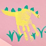 dino hand print