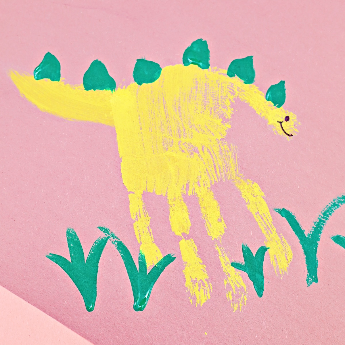dino hand print