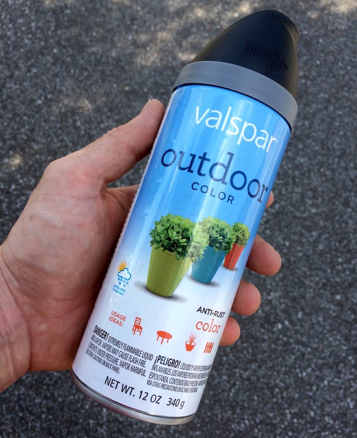can of valspar outdoor spray paint